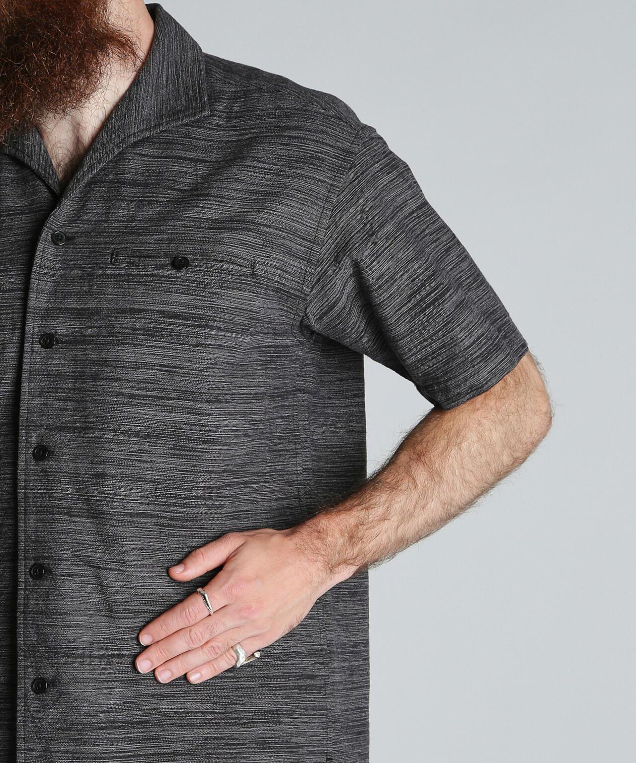 MIX SHARK COLLAR SS SHIRT 混色鯊魚領短袖襯衫
