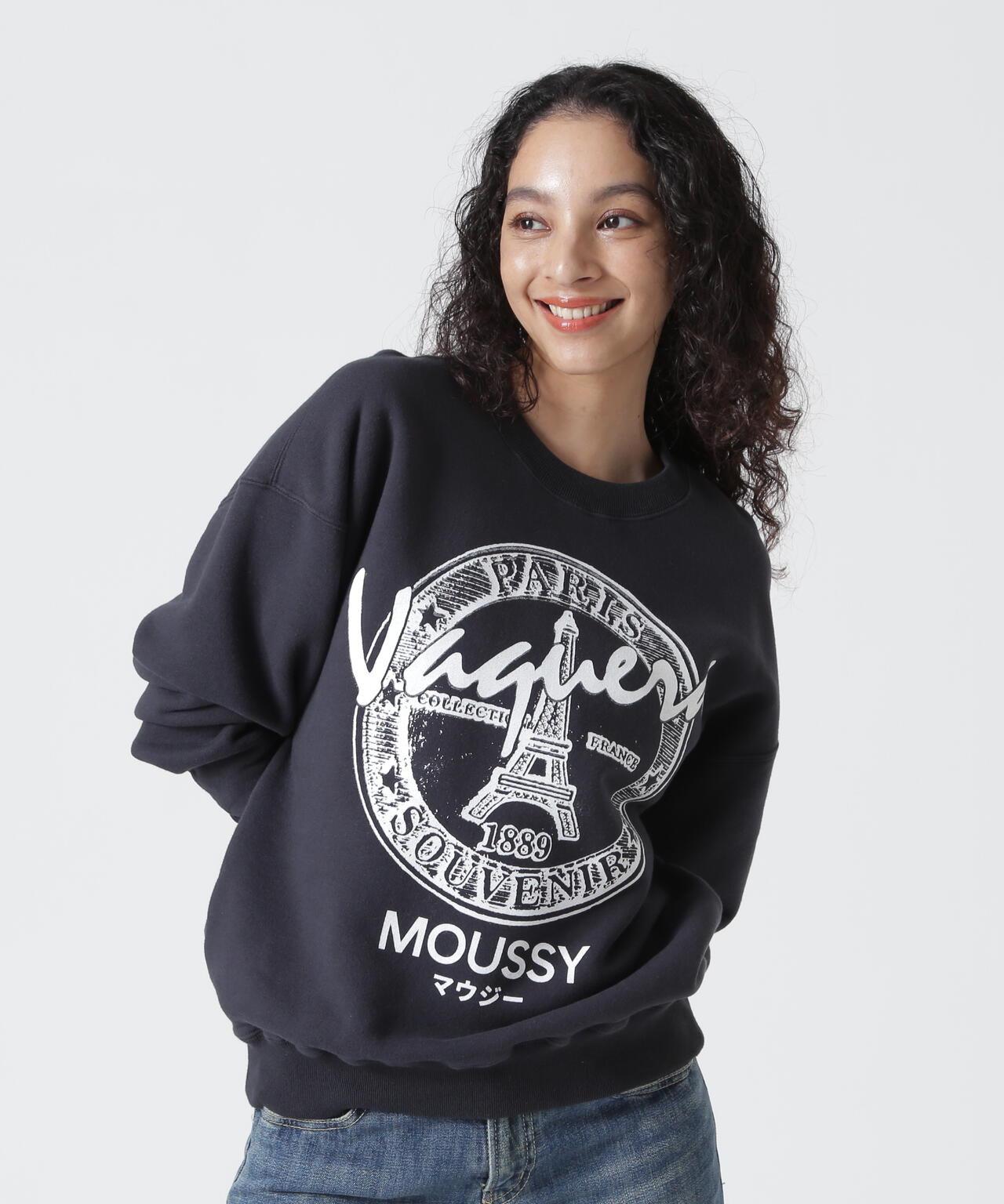 VAQUERA×MOUSSY VQ OVERSIZED SWEATSHIRT