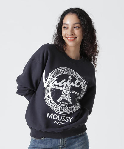 VAQUERA×MOUSSY VQ OVERSIZED SWEATSHIRT