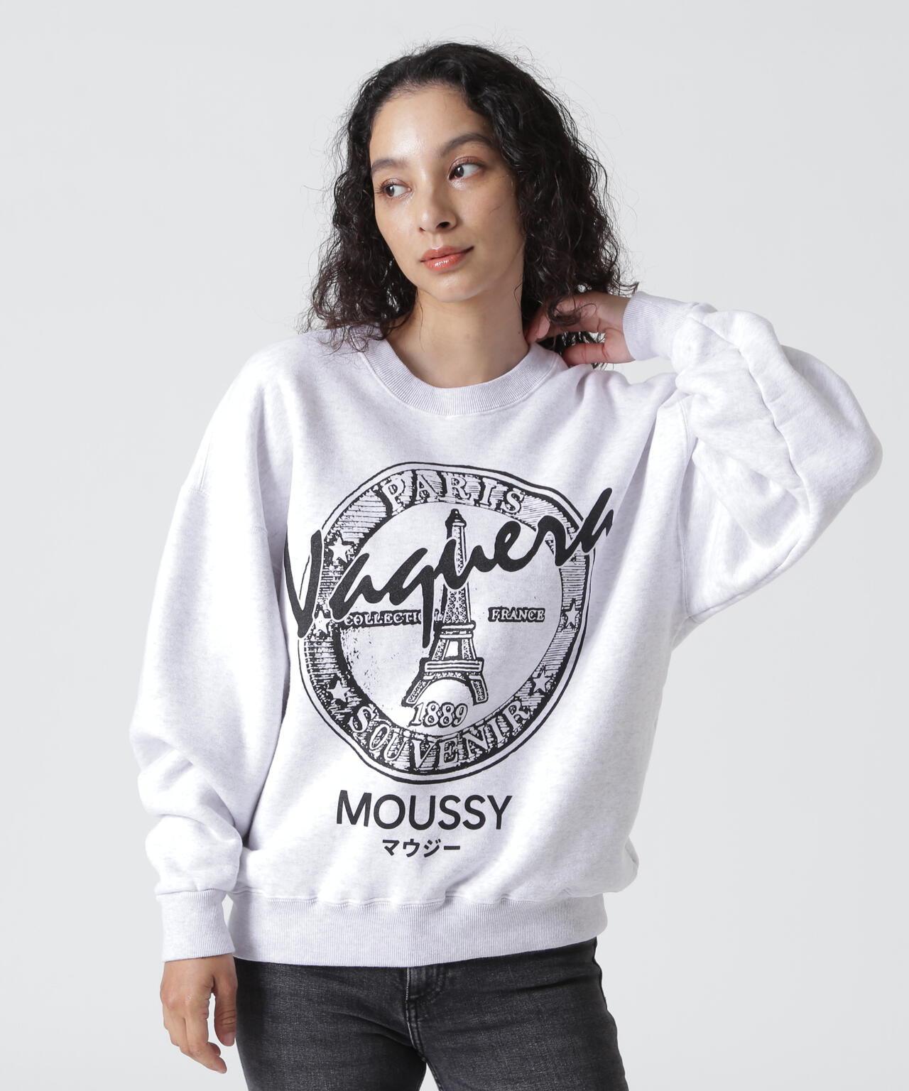VAQUERA×MOUSSY VQ OVERSIZED SWEATSHIRT