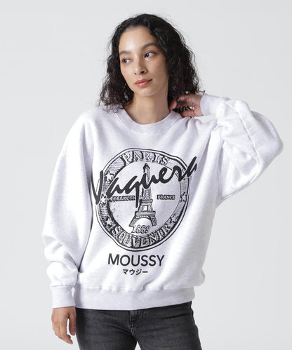 VAQUERA×MOUSSY VQ OVERSIZED SWEATSHIRT