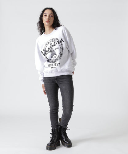 VAQUERA×MOUSSY VQ OVERSIZED SWEATSHIRT