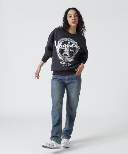 VAQUERA×MOUSSY VQ OVERSIZED SWEATSHIRT