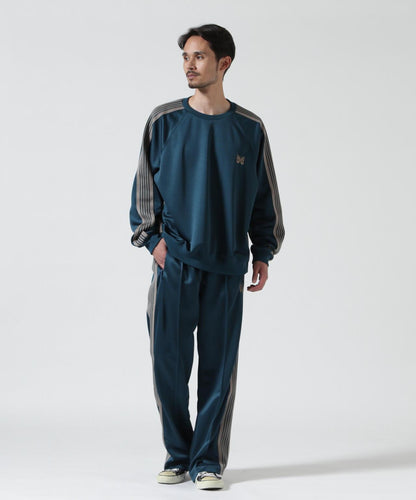 Needles/ニードルズ Track Crew Neck Shirt - Poly Smooth 上衣