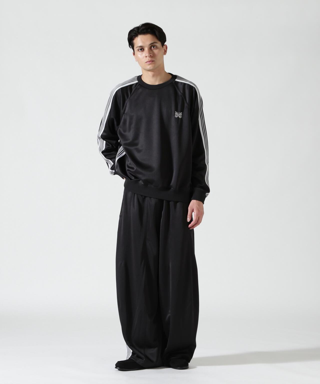 Needles/ニードルズ Track Crew Neck Shirt - Poly Smooth 上衣