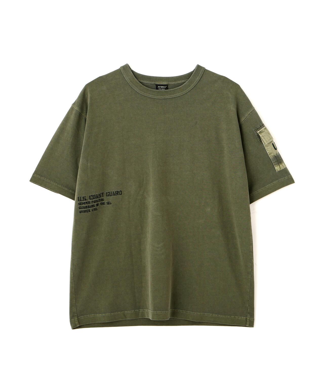 FADED S/S MIL. PKT T-SHIRT 短袖T恤
