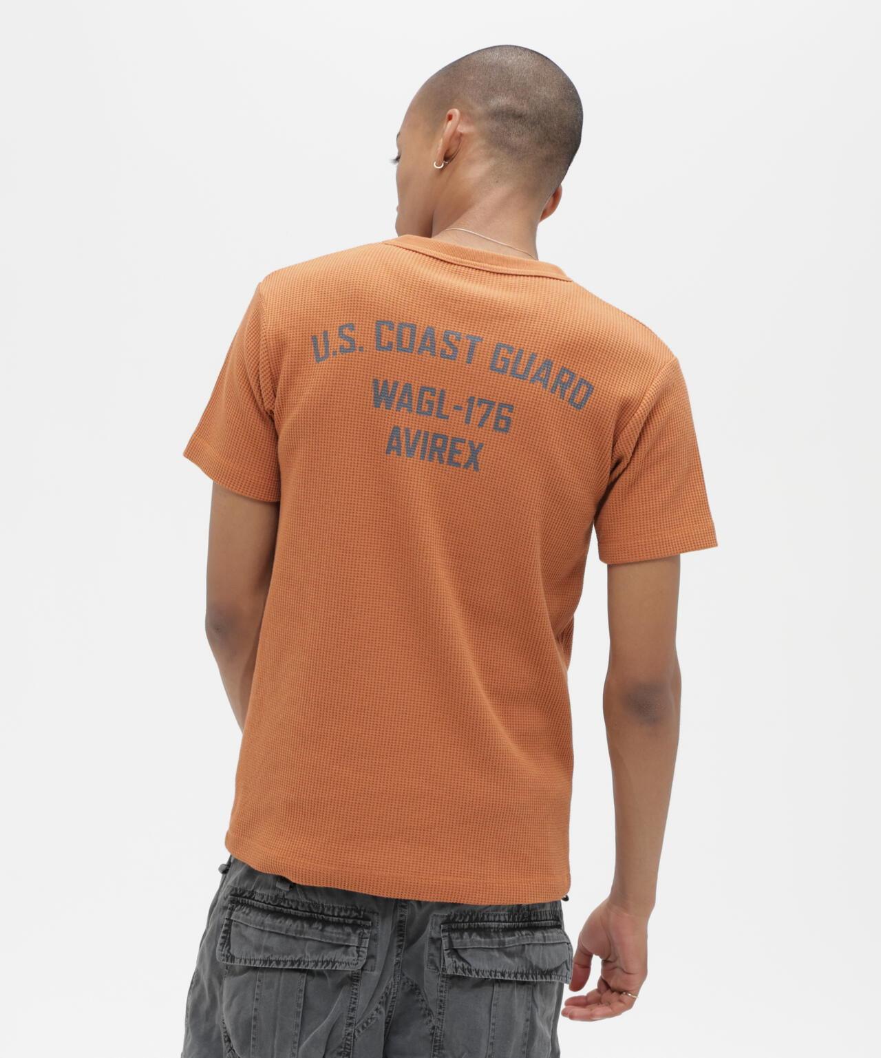 迷你華夫格面料 MINI WAFFLE T-SHIRT “U.S.COAST GUARD” 短袖T恤