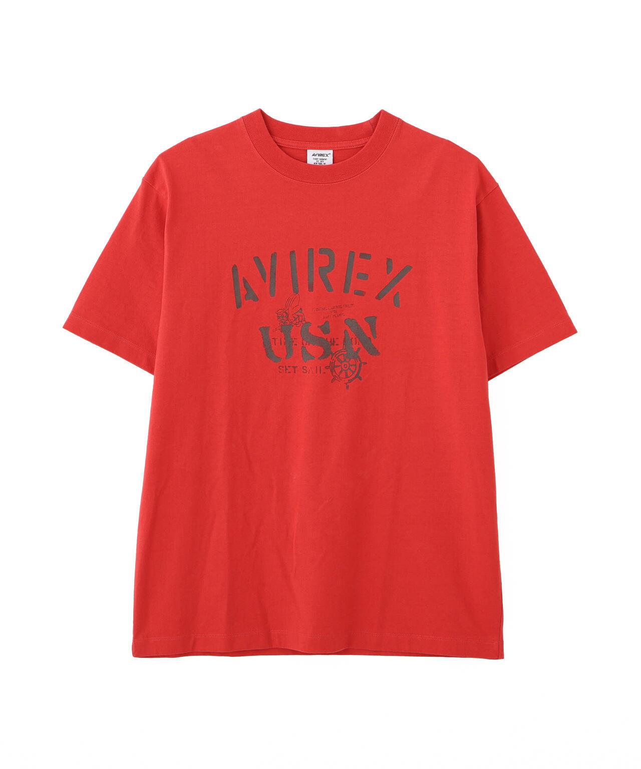 AVIREX USN T-SHIRT T恤