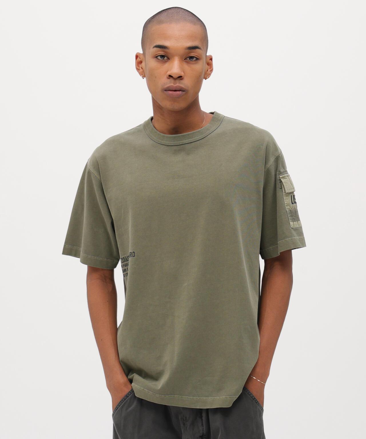 FADED S/S MIL. PKT T-SHIRT 短袖T恤