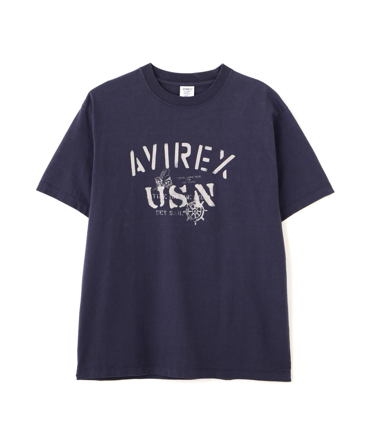 AVIREX USN T-SHIRT T恤