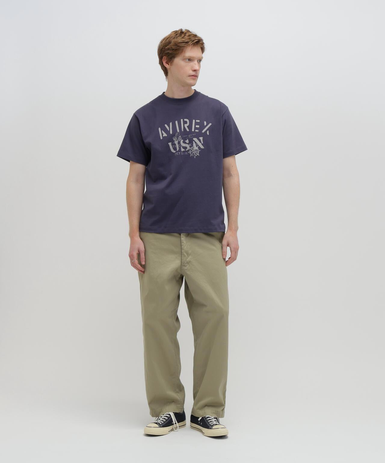 AVIREX USN T-SHIRT T恤