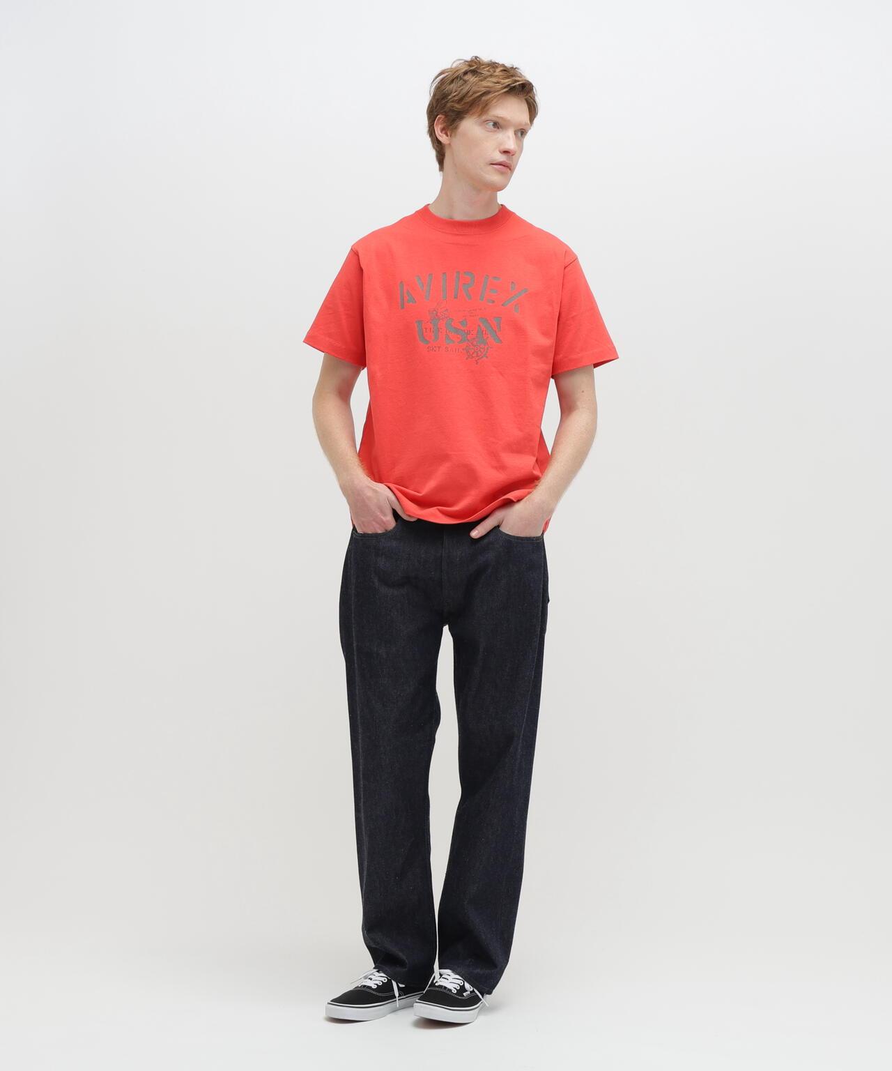 AVIREX USN T-SHIRT T恤