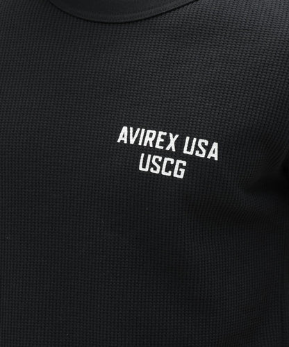 迷你華夫格面料 MINI WAFFLE T-SHIRT “U.S.COAST GUARD” 短袖T恤
