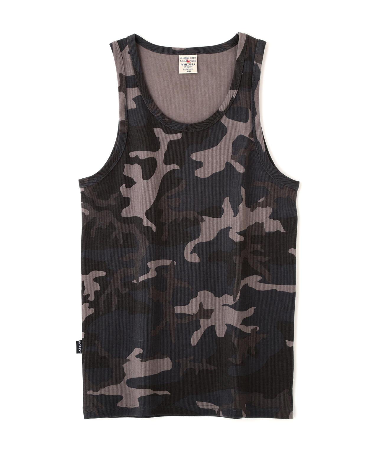 CAMO WIDE TANK TOP 背心