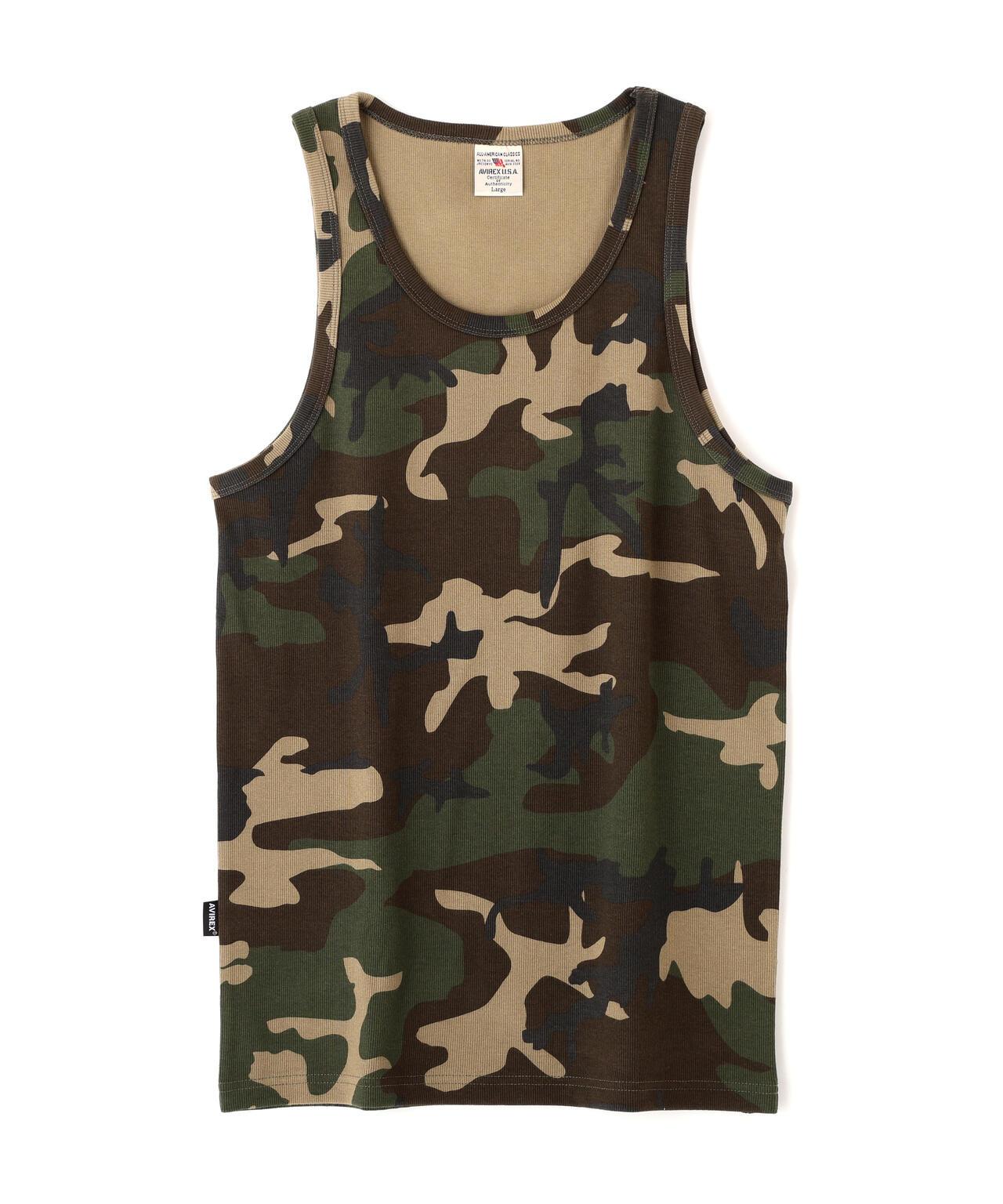 CAMO WIDE TANK TOP 背心