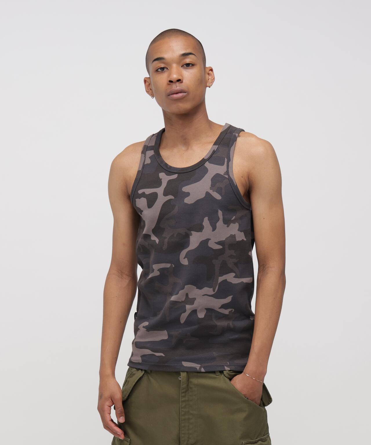 CAMO WIDE TANK TOP 背心