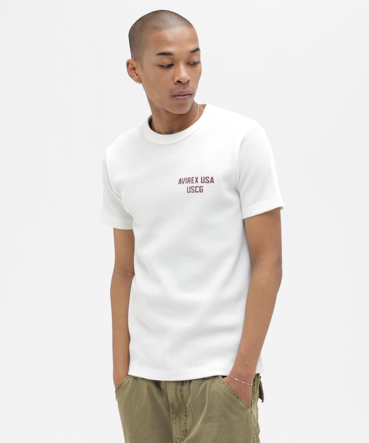 迷你華夫格面料 MINI WAFFLE T-SHIRT “U.S.COAST GUARD” 短袖T恤