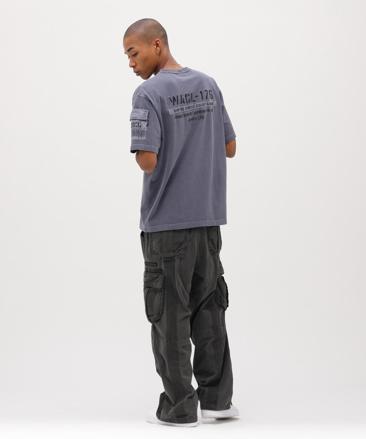 FADED S/S MIL. PKT T-SHIRT 短袖T恤