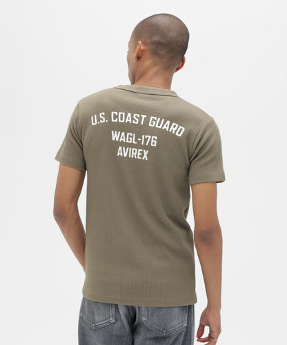 迷你華夫格面料 MINI WAFFLE T-SHIRT “U.S.COAST GUARD” 短袖T恤