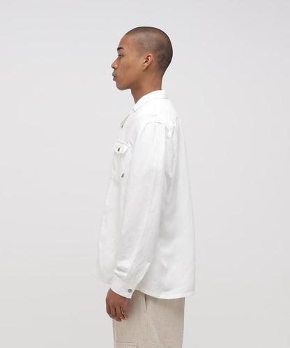 TFQP by HANDROOM OPEN COLLAR SHIRT WHITE 襯衫