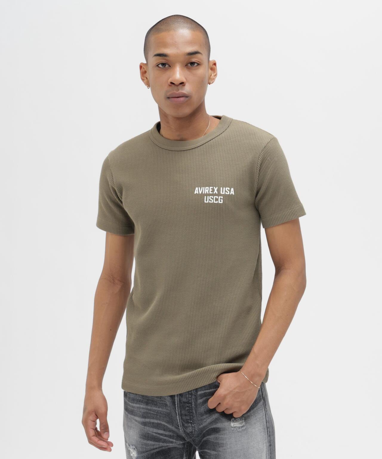 迷你華夫格面料 MINI WAFFLE T-SHIRT “U.S.COAST GUARD” 短袖T恤