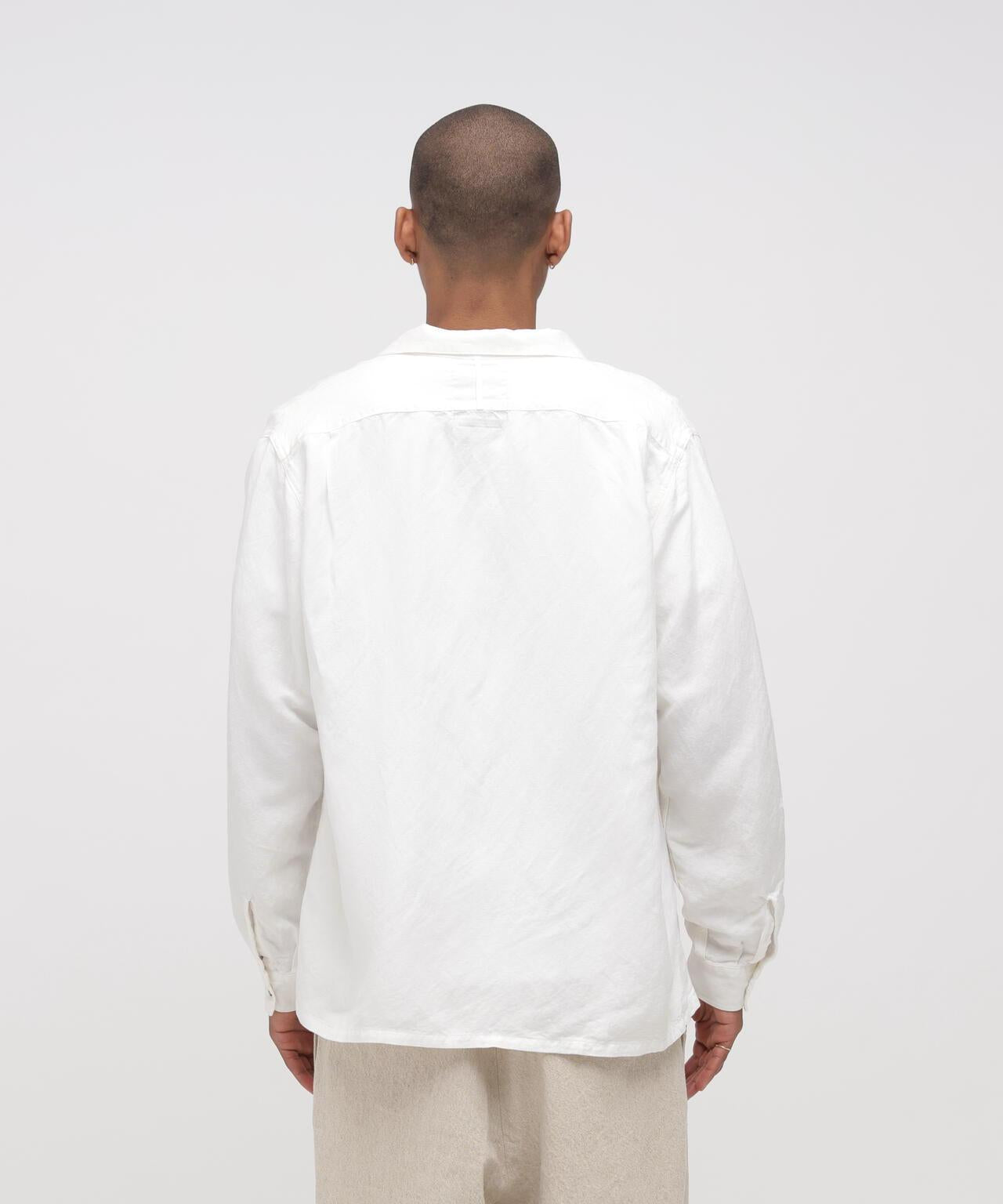 TFQP by HANDROOM OPEN COLLAR SHIRT WHITE 襯衫