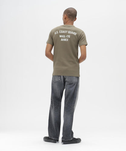 迷你華夫格面料 MINI WAFFLE T-SHIRT “U.S.COAST GUARD” 短袖T恤