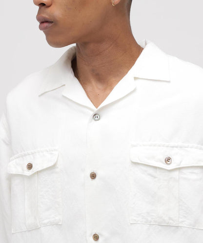 TFQP by HANDROOM OPEN COLLAR SHIRT WHITE 襯衫