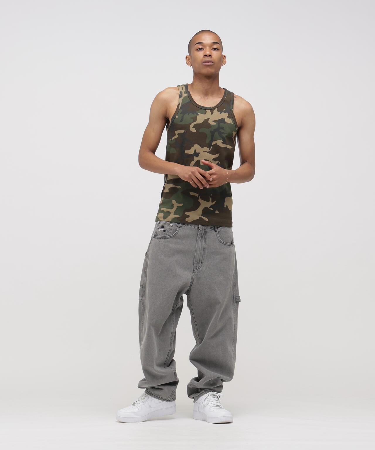 CAMO WIDE TANK TOP 背心