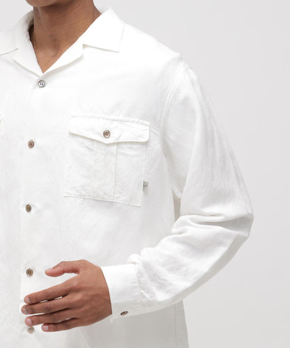 TFQP by HANDROOM OPEN COLLAR SHIRT WHITE 襯衫