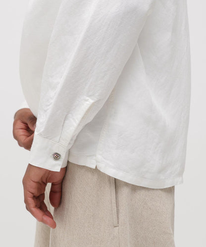 TFQP by HANDROOM OPEN COLLAR SHIRT WHITE 襯衫