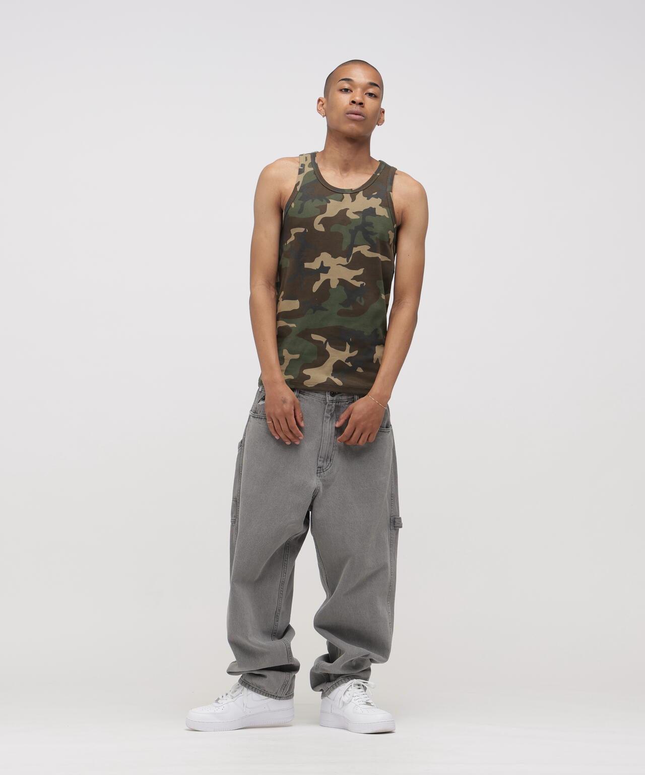 CAMO WIDE TANK TOP 背心