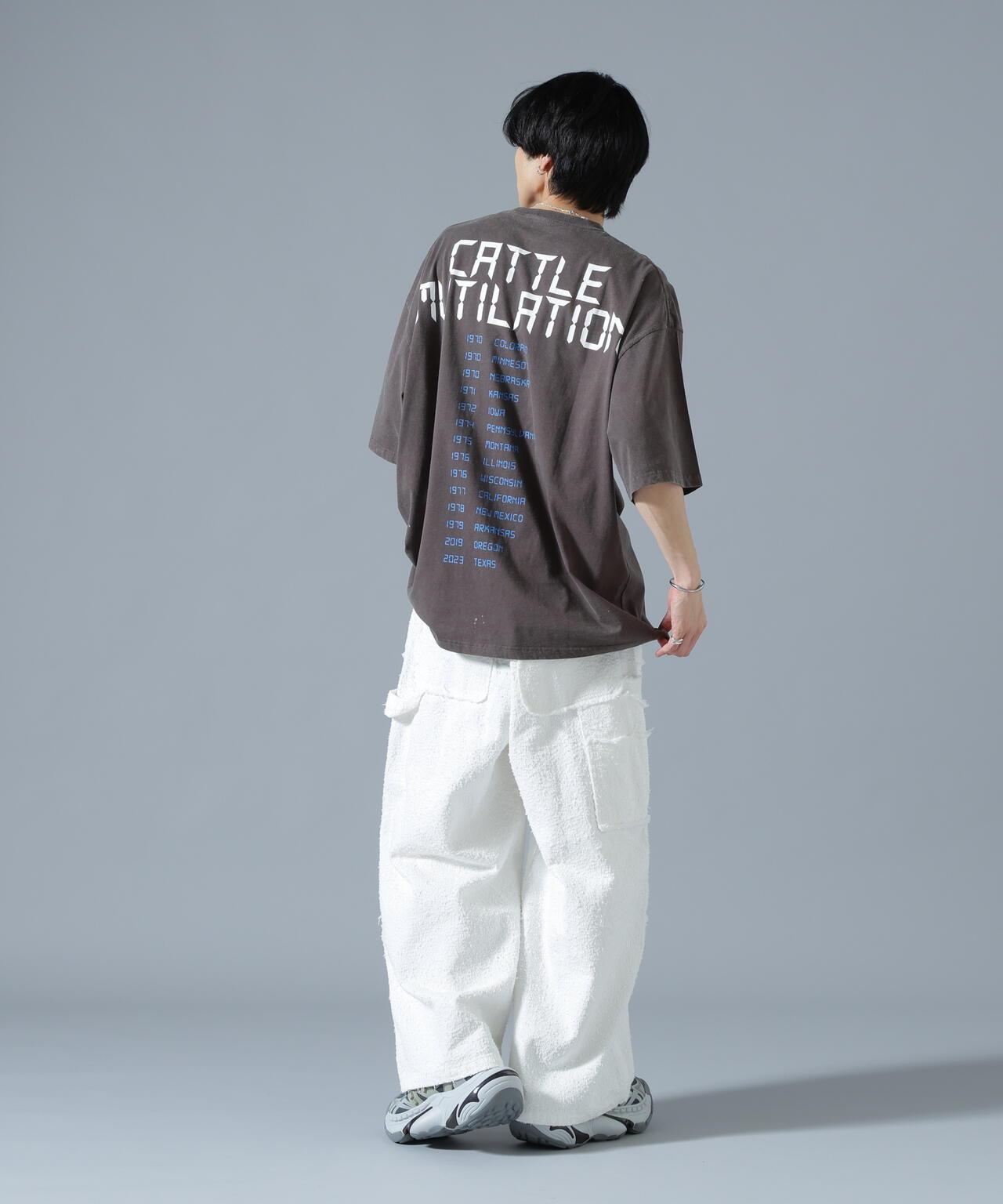 針刺工藝 雙膝設計 牛仔褲 NEEDLEPUNCH DENIM W-KNEE PANTS