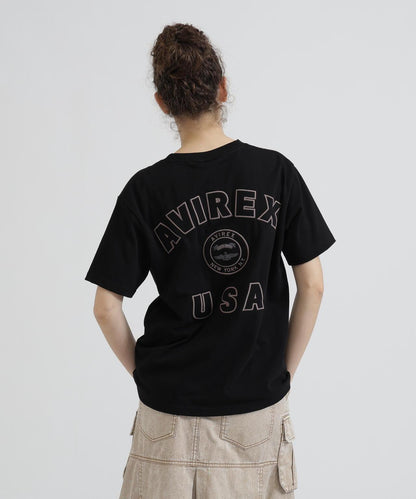 《WOMAN》 VARSITY LOGO S/S 字母徽標短袖T恤