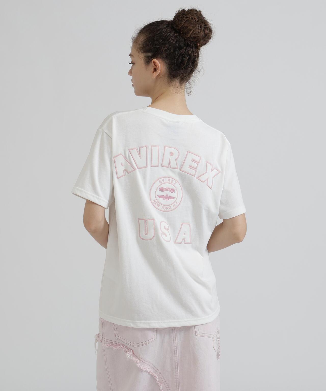 《WOMAN》 VARSITY LOGO S/S 字母徽標短袖T恤