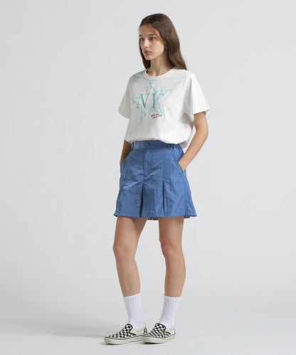 《WOMAN/直営店限定》 FADE WASH T‑SHIRT WITH STAR EMBROIDERY