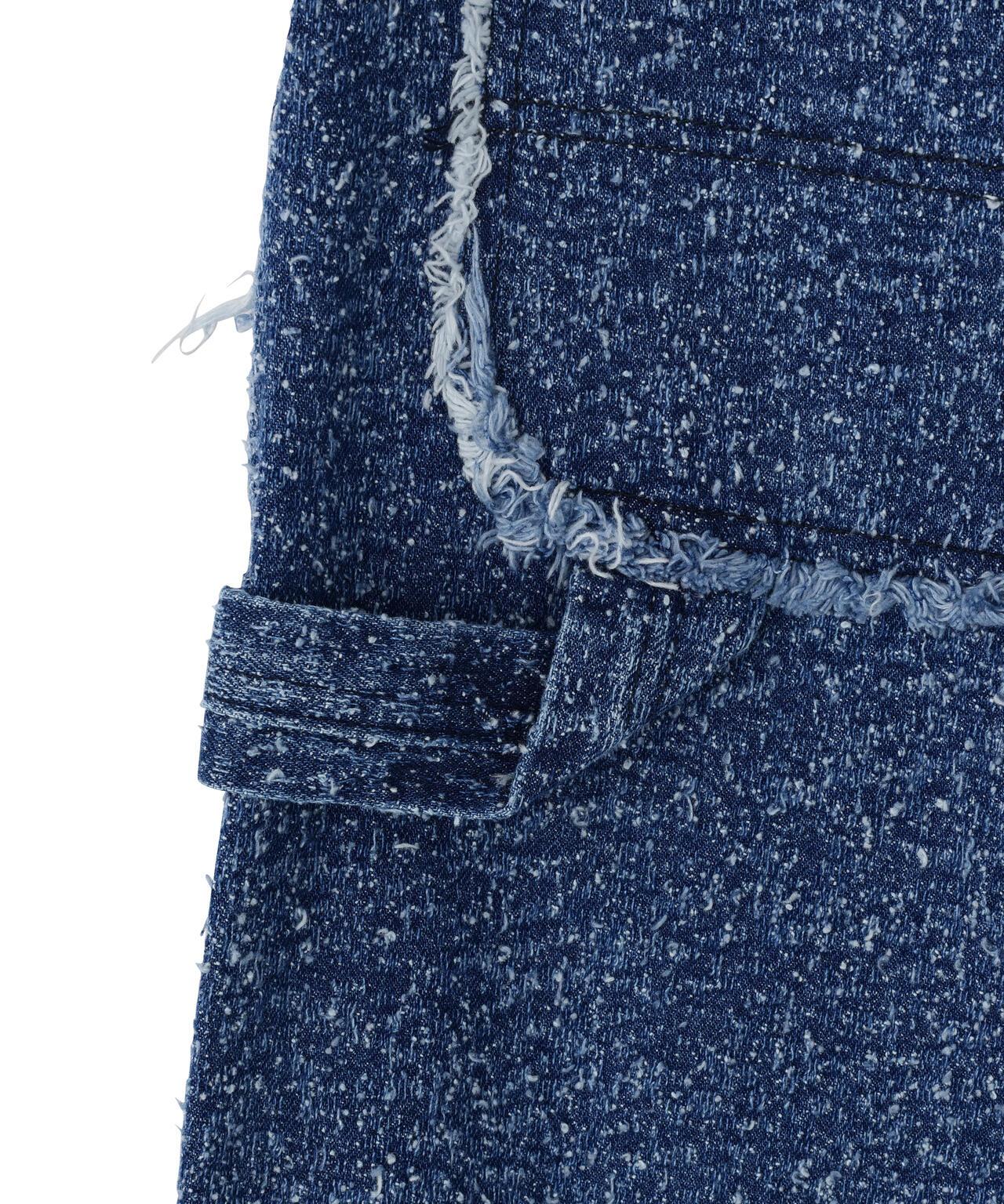 針刺工藝 雙膝設計 牛仔褲 NEEDLEPUNCH DENIM W-KNEE PANTS