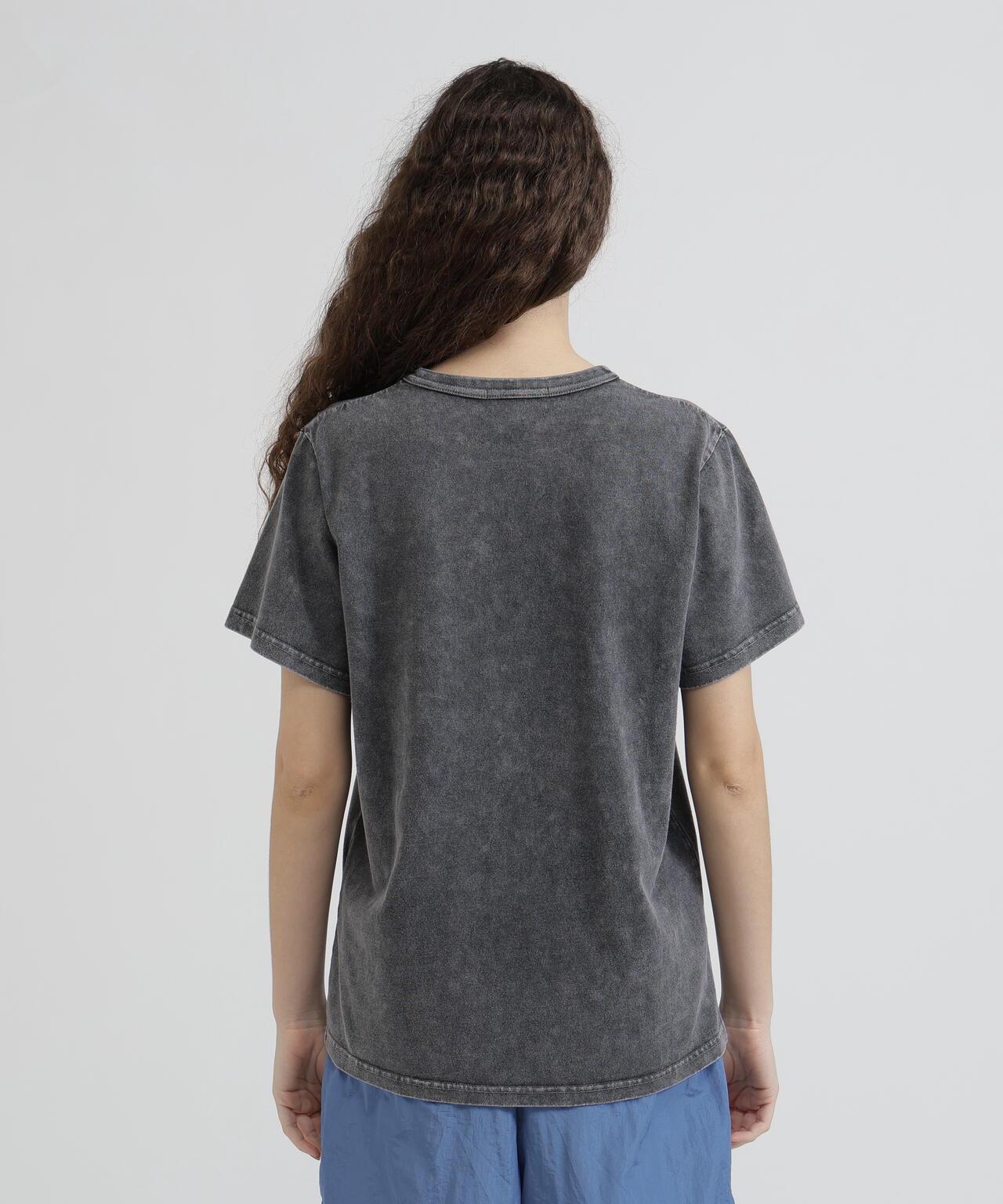 《WOMAN/直営店限定》 FADE WASH T‑SHIRT WITH STAR EMBROIDERY