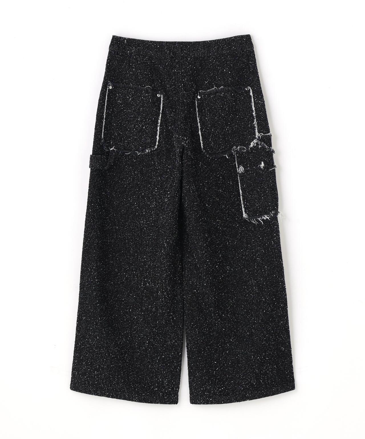 針刺工藝 雙膝設計 牛仔褲 NEEDLEPUNCH DENIM W-KNEE PANTS