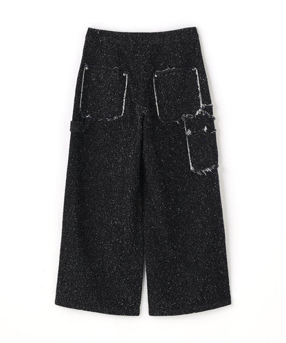 針刺工藝 雙膝設計 牛仔褲 NEEDLEPUNCH DENIM W-KNEE PANTS