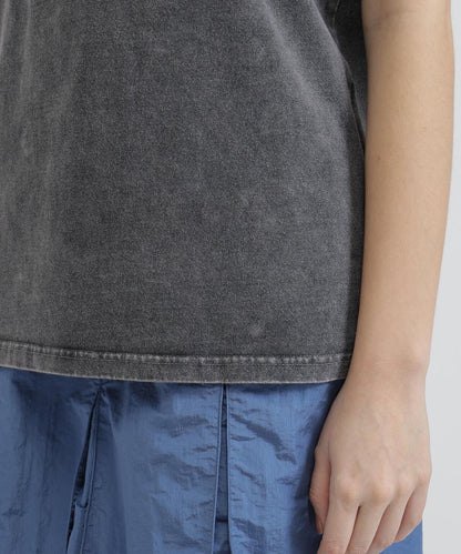 《WOMAN/直営店限定》 FADE WASH T‑SHIRT WITH STAR EMBROIDERY