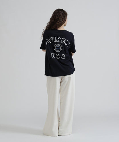 《WOMAN》 VARSITY LOGO S/S 字母徽標短袖T恤