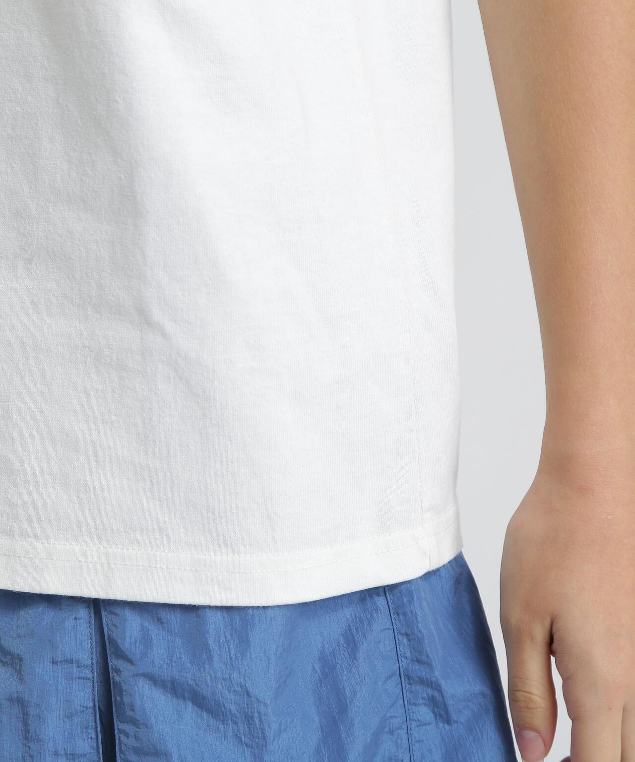 《WOMAN/直営店限定》 FADE WASH T‑SHIRT WITH STAR EMBROIDERY
