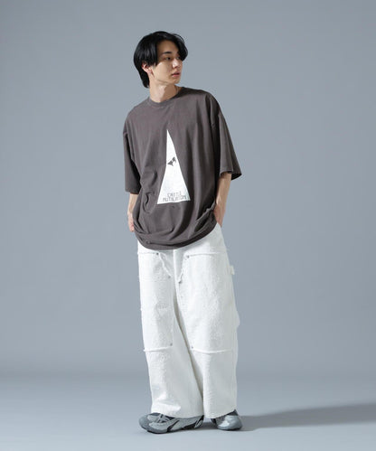 針刺工藝 雙膝設計 牛仔褲 NEEDLEPUNCH DENIM W-KNEE PANTS