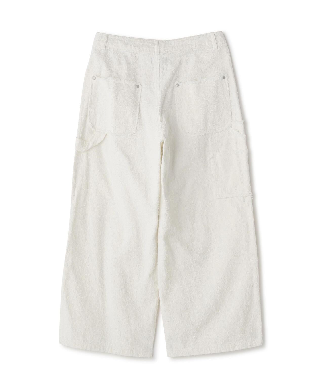 針刺工藝 雙膝設計 牛仔褲 NEEDLEPUNCH DENIM W-KNEE PANTS