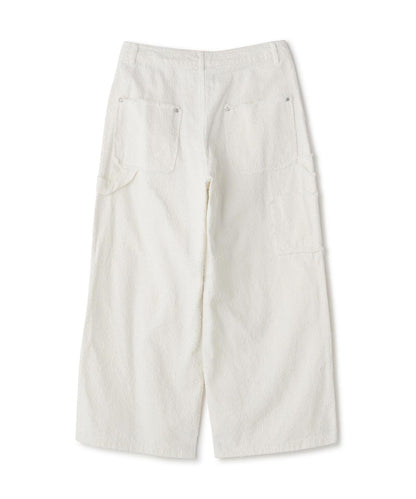 針刺工藝 雙膝設計 牛仔褲 NEEDLEPUNCH DENIM W-KNEE PANTS
