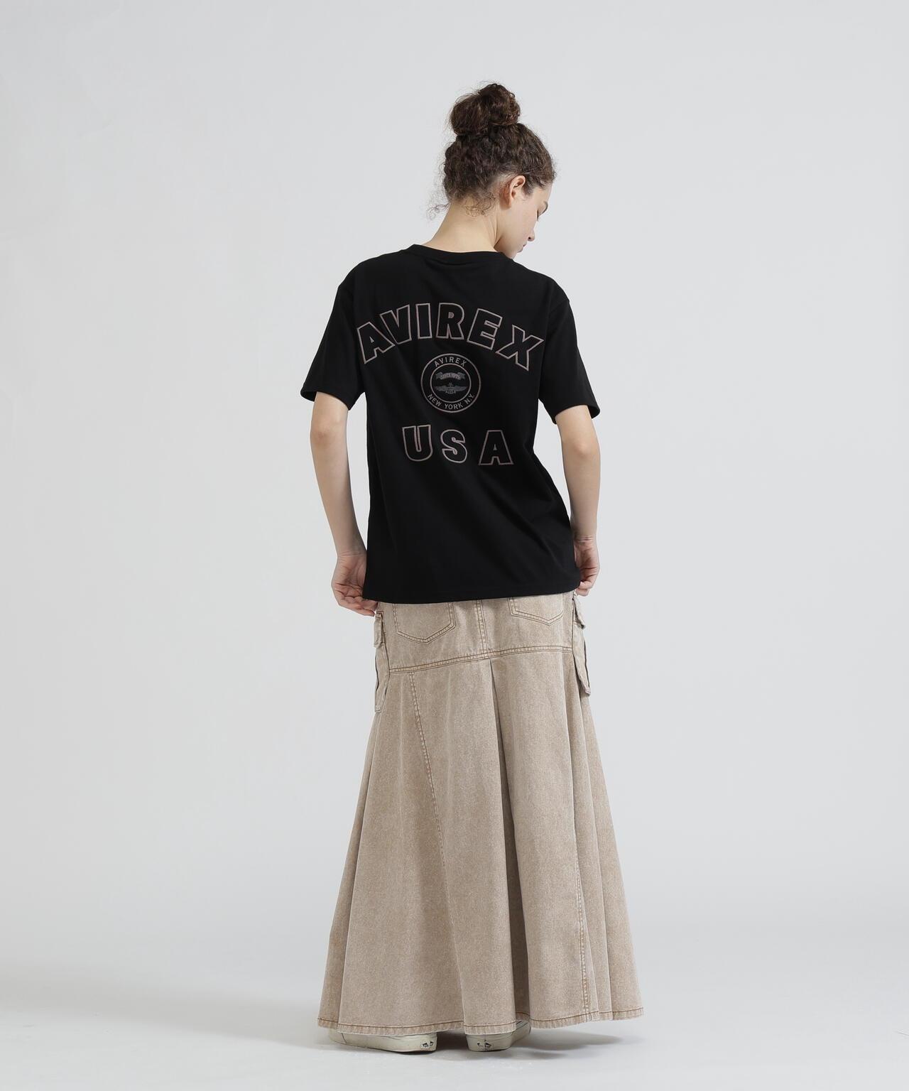 《WOMAN》 VARSITY LOGO S/S 字母徽標短袖T恤