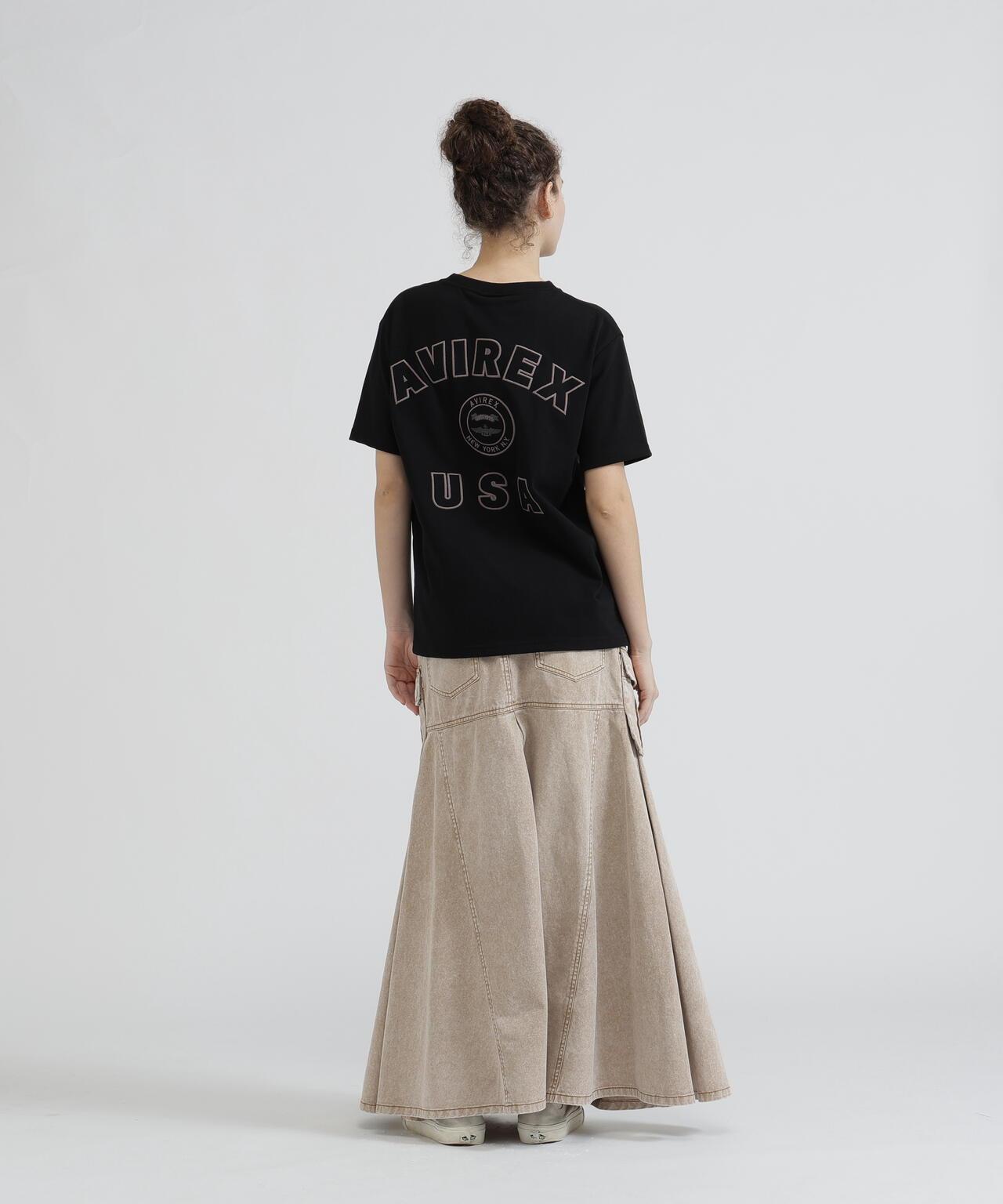 《WOMAN》 VARSITY LOGO S/S 字母徽標短袖T恤