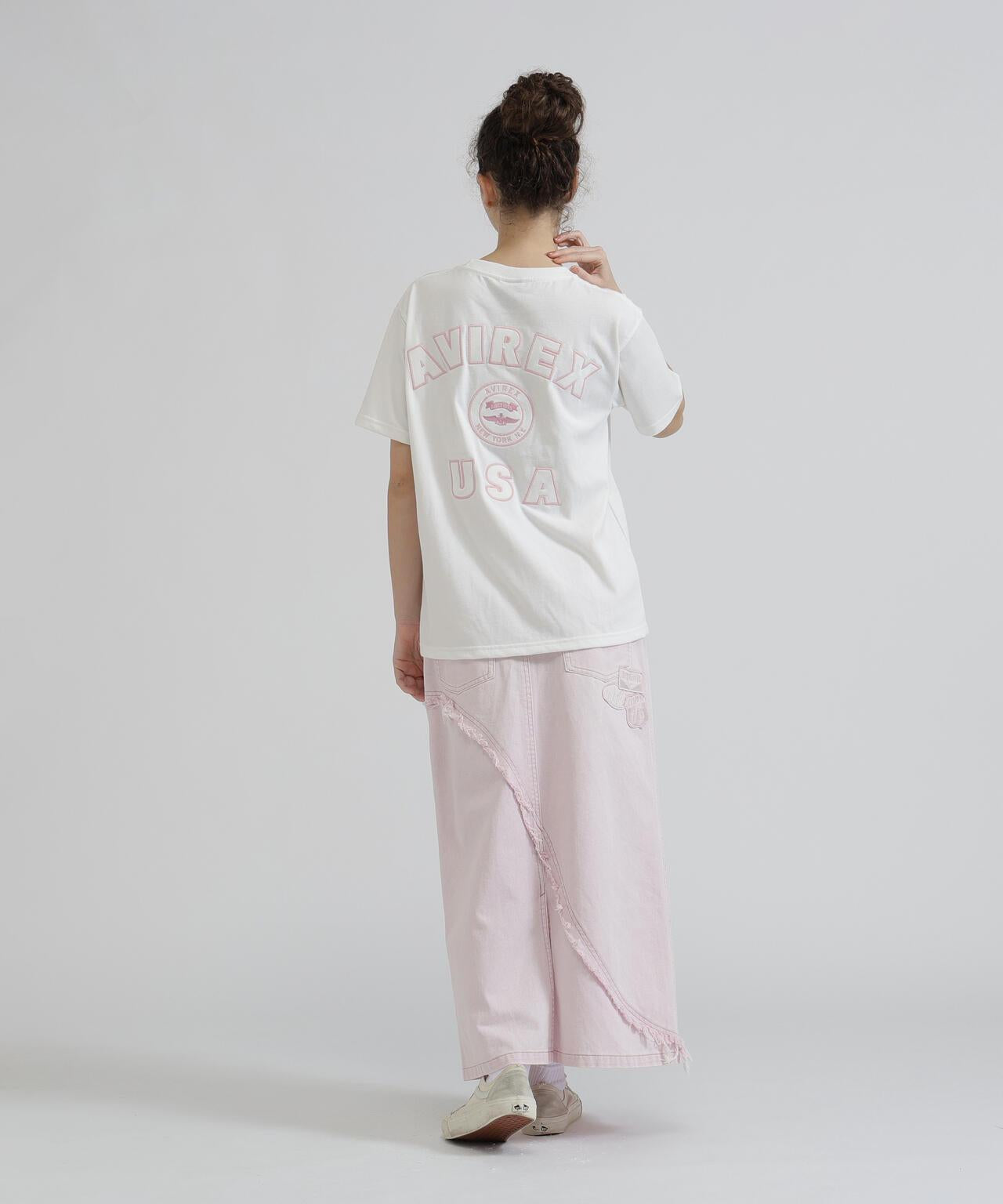 《WOMAN》 VARSITY LOGO S/S 字母徽標短袖T恤