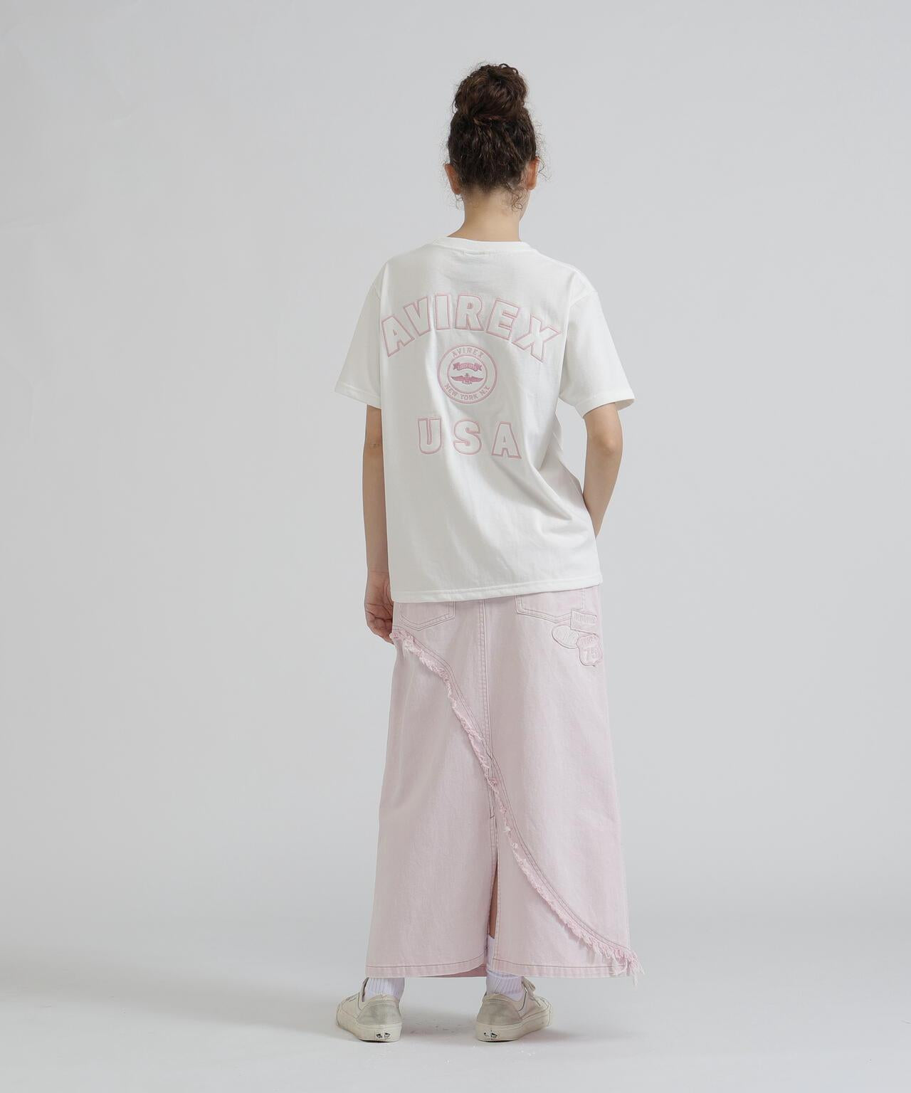 《WOMAN》 VARSITY LOGO S/S 字母徽標短袖T恤